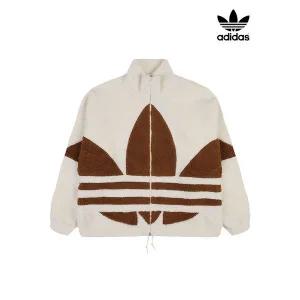 [하프클럽/아디다스]adidas 빅 트레포일 쉐르파 후리스 자켓 집업 _HR3181