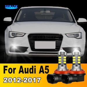 2Pcs LED 램프 자동차 앞 안개등 액세서리 아우디 A5 2012