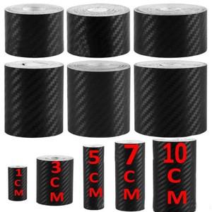 DIY 나노 3D 카본 자동차 스티커 도어 커버 프로텍터 범퍼 테이프 자동차 프로텍터 스트립 방수  필름 1 3