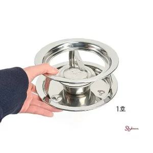 고체연료받침대 캠핑 23cm 찌개 개인 16cm 한정식 고체알콜 다이 스탠드 요리 철판 지름 워머기 유지 온도i