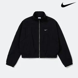 [나이키](국내매장판)나이키 NSW 에브리씽 우븐 여성 오버사이즈 리펠 UV 프로텍션 재킷 HJ1000 블랙
