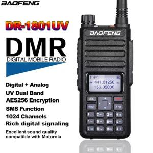 디지털 바오펑 타임 UV 1801 듀얼 무전기 생활용 슬롯 양방향 DMR AES256 장거리 휴대용