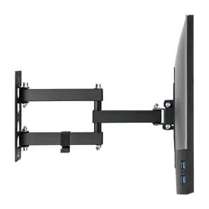 3단관절 2단암형 좌우회전 상하각도조절 23 24 27 32 35 40 42 43인치 삼성 lg 엘지 모니터 TV 코너벽 모서리 브라켓 거치대