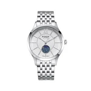 :매장정품: FOCE 41mm 남성 문페이즈 메탈시계 FM7603GM-WH 198826 911RB