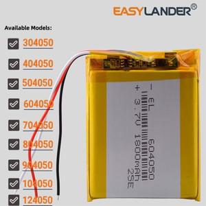 3선 304050 3.7V 1500mAh 104050124050 Lipo 리튬 이온 폴리머 배터리