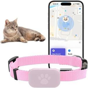 고양이 위치 추적기 GPS 목걸이 새끼 찾기 apple 호환 Find 지원 (iOS/Android 호환 월 사용료 없음)