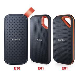 SanDisk SSD E30 E61 E81 Extreme PRO 4TB 2TB 1TB USB 3.2 Gen 2 Type-A/C 휴대용 외장 솔리드 스테이트