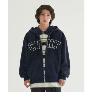 커버낫 COVERNAT 웜온 CVNT 플리스 후드집업 Dark Navy CO2504JK13DN 370277