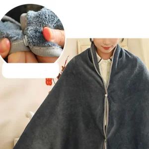 단추 담요 극세사 블랑켓 무릎 어깨 치마 수면 잠옷 항공 담요 학생 사무실 캐릭터 무릎담요