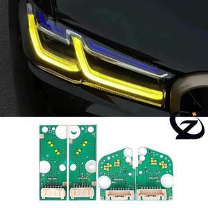 노란색 엔젤 아이 DRL 보드 2021 BMW M5 G30 G31 G38 LCI F90 525 530i 주간 주행 등 모듈 칩