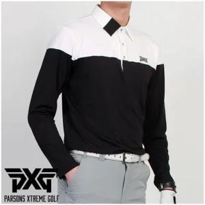 PXG 애리포인트카라 긴팔 티셔츠 - 봄 가을 신상(남성)(골프)