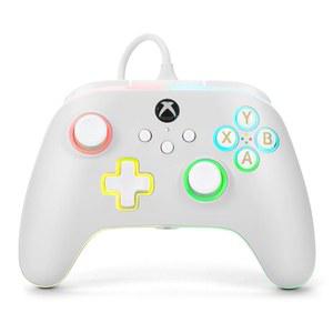 파워에이 어드밴티지 Xbox Series X|S용 유선 컨트롤러 - 흰색, 게임패드, 유선 비디오 게임 컨트롤러, 게임 컨트롤러, Xbox One 및 Windows 10/11과 함께 작동하며, Xbox용 공식 라이선스를 받았습니다