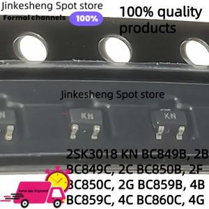100개 칩 2SK3018 KN BC849B 2B 2C BC850B 2F 2G 4B 4C 4G SOT