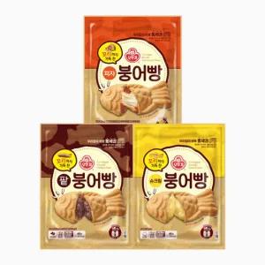 오뚜기 붕어빵 3종 (팥480g+슈크림480g+피자520g)