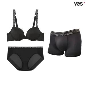 로고 플레이 블랙 커플속옷세트 YSWBYA73YSWPYA73YSMDYA73