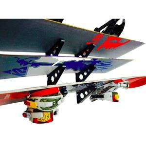 StoreYourBoard 스노보드 멀티 월 랙, 홈 스토리지 및 정리용 수평 마운트, 3개의 보드 수납 가능
