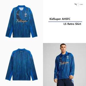 매장정품 푸마 PUMA 키드슈퍼 알힐랄FC LS 레트로 셔츠 606849 - 14 KidSuper AHSFC Retro Shirt 326172