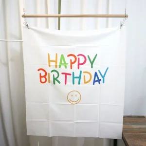 패브릭 포스터 - 생일축하4 생축데코 벨벳패브릭포스터 레터링포스터 생축기념