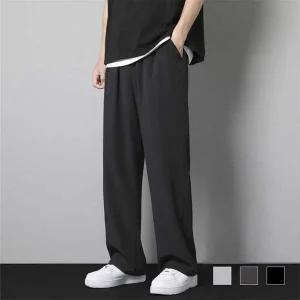 게론 아이스 남자 밴딩 일자 통바지 SD230306 가을 면 게론 스키니진