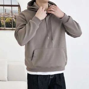 가을겨울 오버핏 후드티 베이직 앞포켓 커플룩 데일리