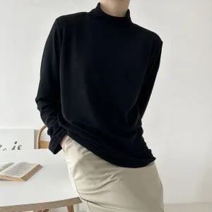 중년 마담 임부복 301 반넥루즈심플폴라티 DWX7237 여 롱티 니트