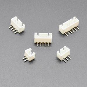 50 개/몫 XH2.54 직각 핀 헤더 커넥터 PCB JST 용 2P 3P 4P 5P 6P 피치 XH