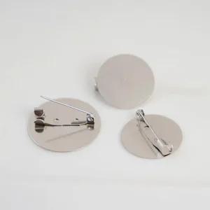 30mm 원판핀 브로치핀 원형브로치 리본 코사지받침 공예 옷핀 부자재
