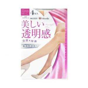 베이지) 서포트 스타킹 클리어 4개입(누디 일본