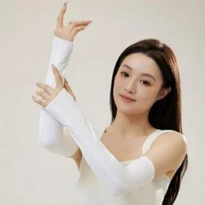 손등까지 햄라인 데일리 클래식 심리스 쿨링 팔토시