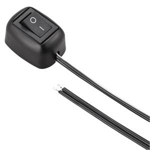 ILKEEN 방수 로커 스위치 IP20 12V 10A 라인 길이 0.5 m 1 2m 접착