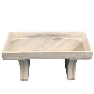 천연 수석 물확 조경 화분 직사각 40x20x6cm 실내 수반 60x40x10