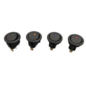 LED  라이트 방수 로커 스위치 자동차 보트 라운드 ONOFF SPST 20A 12V 220V