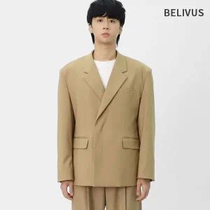 빌리버스 남성 데일리 자켓 오버핏 수트 테일러드 투버튼 캐주얼 정장 BYM018