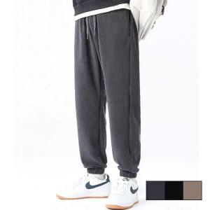 부드러운 촉감 내츄럴 핏 폴라폴리스 조거 바지 스키장바지
