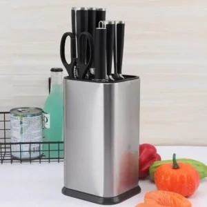 ksr 칼 블럭 KN129 주방칼보관함 스텐칼블럭 가위걸이 칼걸이