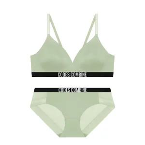 [코데즈컴바인이너웨어](의정부점)노와이어어 베이직 브라 세트 (CDWBR913LKH+CDWBP913LKH)