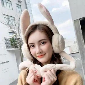 움직이는 귀달 귀 보온 방한귀마개 모자 방한용품 선물 겨울 귀도리 워머