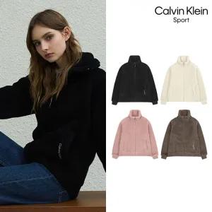 [Calvin Klein Sport]25FW Dual Fleece 쉐르파 블루종 여성