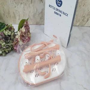 선인장 젖병 건조대 핑크 보관 거치대설거지 신생아용품 홀더 출산선물 산모