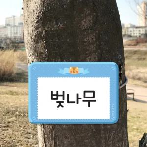 루미 나무이름표어린이집보드판 유치원 보드 장식 표지 디자인 장식용 인테리어