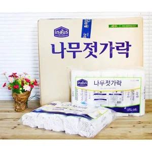 BOX 크린랩나무젓가락 250P _10개입 일회용
