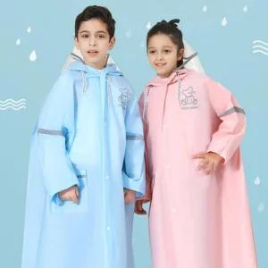 우비 레인코트 비옷 아동 주니어 후드 모자 경량어린이 키즈 우의