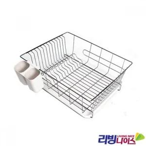 인테리어 리빙나이스 스텐 선반 식기건조대 1단 주방용품 건조망