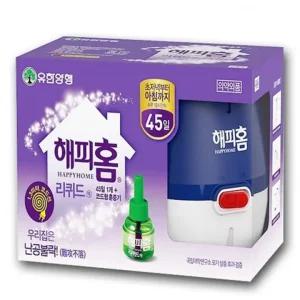 해피홈 리퀴드 훈증기 코드형 리필액 세트 모기 벌레
