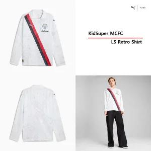 매장정품 푸마 PUMA 키드슈퍼 맨시티 LS 레트로 셔츠 606850 - 07 KidSuper MCFC Retro Shirt 325825
