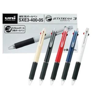 유니 제트스트림 3색 멀티펜 SXE3-400-05 0.5 10자루