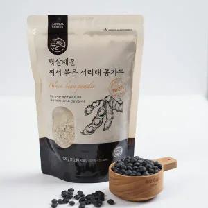 [지투지샵] 햇살채운 쪄서 볶은 서리태 콩가루 500g 2팩