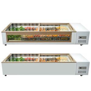 반찬냉장고 냉동고 야채 마트 토핑 냉장고 가게 셀프바 식당 꼬치 냉장 캐비닛 영업용 마라탕
