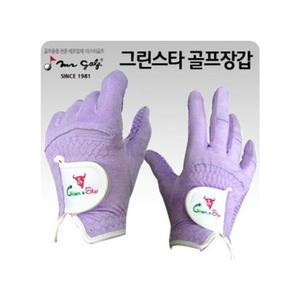[ME8KN760_53DC]헤도사원단 그린스타장갑 보라색 그