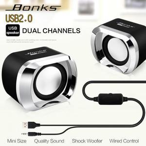 고출력 전체 범위 스테레오 서브 우퍼 PC 스피커 휴대용베이스 음악 DJ USB 컴퓨터 노트북 전화 TV